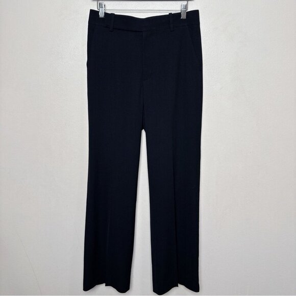 VINCE Womens 6 Wide Leg High Waist Career Trouser Pant Black Color - Picture 2 of 14